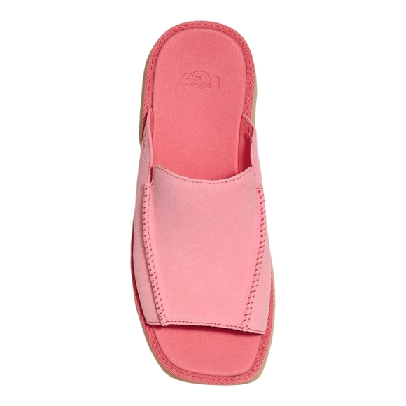 UGG Pink Newest Platform Slide Sandals Heels - Picture 5 of 12